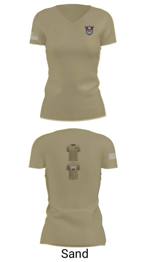 Women's Short Sleeve Vneck Shirt, 113th 3rd squad, , Teamtime, Team time, sublimation, custom sports apparel, team uniforms, spirit wear, spiritwear, sports uniforms, custom shirts, team store, custom team store, fundraiser sports, apparel fundraiser