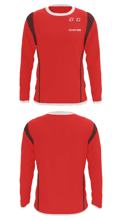 Long Sleeve Performance Shirt, GetShitDone, E-Sports, Teamtime, Team time, sublimation, custom sports apparel, team uniforms, spirit wear, spiritwear, sports uniforms, custom shirts, team store, custom team store, fundraiser sports, apparel fundraiser