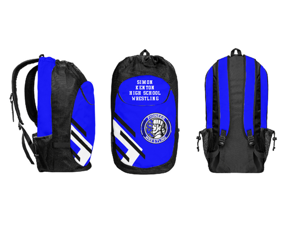Gear Bag, Simon Kenton High School Wrestling, Wrestling, Teamtime, Team time, sublimation, custom sports apparel, team uniforms, spirit wear, spiritwear, sports uniforms, custom shirts, team store, custom team store, fundraiser sports, apparel fundraiser