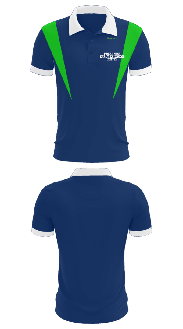Short Sleeve Performance Polo, Preakness Early Childhood Center, Spirit Store, Teamtime, Team time, sublimation, custom sports apparel, team uniforms, spirit wear, spiritwear, sports uniforms, custom shirts, team store, custom team store, fundraiser sports, apparel fundraiser