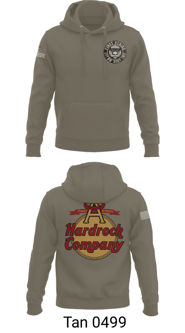Hoodie, Hardrock Company, Army, Teamtime, Team time, sublimation, custom sports apparel, team uniforms, spirit wear, spiritwear, sports uniforms, custom shirts, team store, custom team store, fundraiser sports, apparel fundraiser