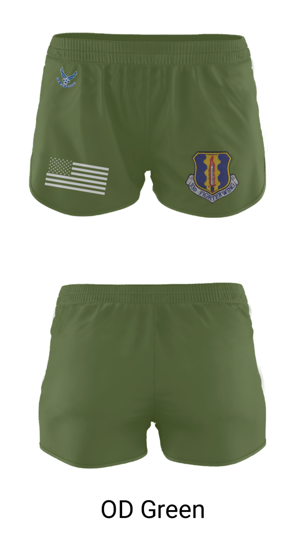 Ranger Panties, 33rd Tactical Fighter Wing, Air Force, Teamtime, Team time, sublimation, custom sports apparel, team uniforms, spirit wear, spiritwear, sports uniforms, custom shirts, team store, custom team store, fundraiser sports, apparel fundraiser