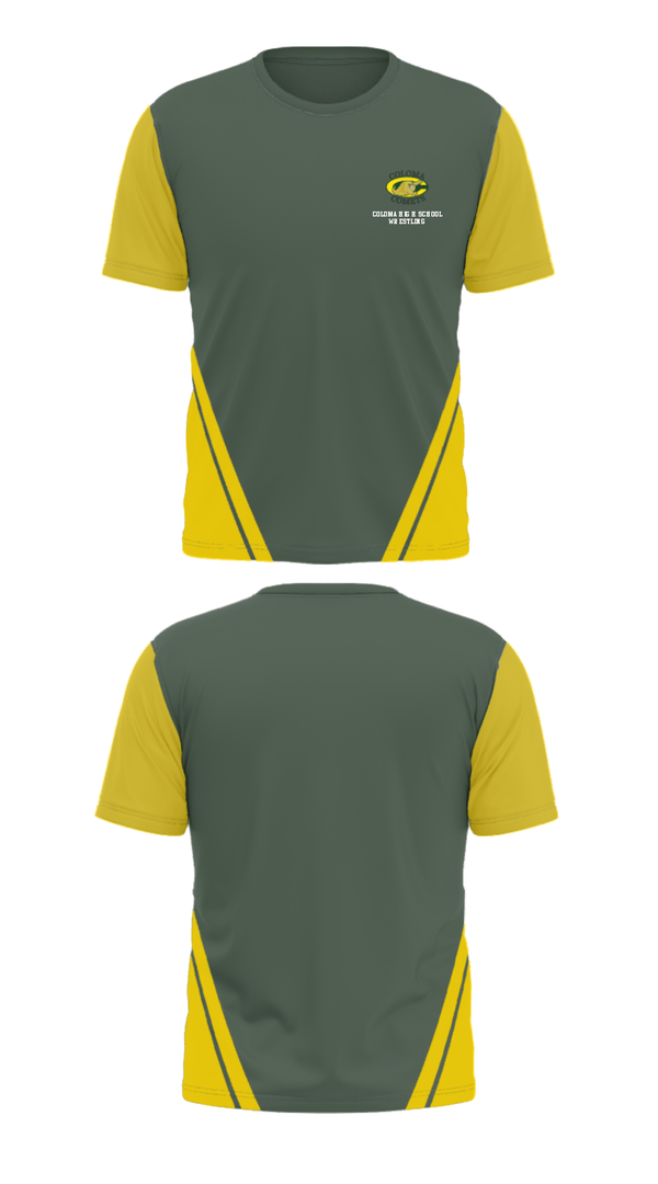 Short Sleeve Performance Shirt, Coloma High School Wrestling, Wrestling, Teamtime, Team time, sublimation, custom sports apparel, team uniforms, spirit wear, spiritwear, sports uniforms, custom shirts, team store, custom team store, fundraiser sports, apparel fundraiser