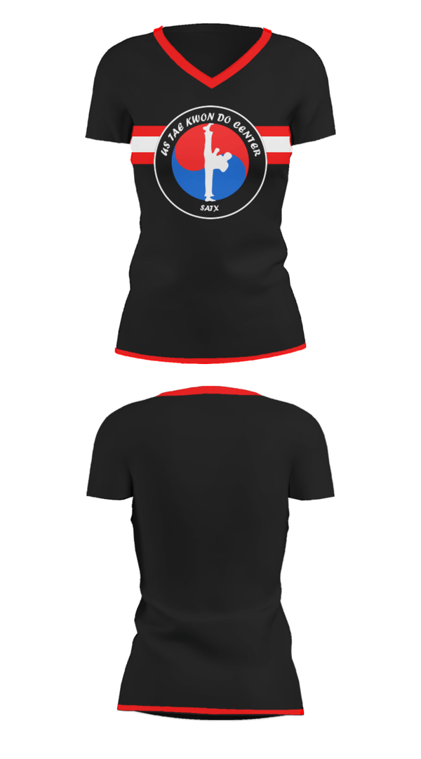 Women's Short Sleeve Vneck Shirt, USTKDC, Wrestling, Teamtime, Team time, sublimation, custom sports apparel, team uniforms, spirit wear, spiritwear, sports uniforms, custom shirts, team store, custom team store, fundraiser sports, apparel fundraiser