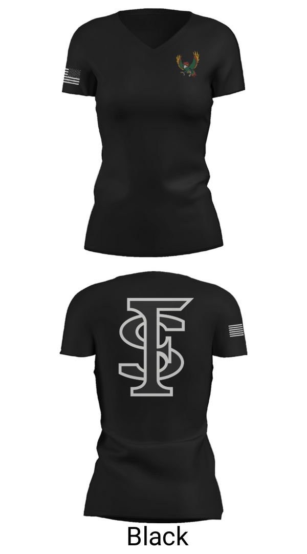 Women's Short Sleeve Vneck Shirt, Lawrence Free State High School Gymnastics, Spirit Store, Teamtime, Team time, sublimation, custom sports apparel, team uniforms, spirit wear, spiritwear, sports uniforms, custom shirts, team store, custom team store, fundraiser sports, apparel fundraiser