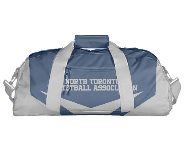 Duffle Bag, North Toronto Basketball Association, Men's Basketball, Teamtime, Team time, sublimation, custom sports apparel, team uniforms, spirit wear, spiritwear, sports uniforms, custom shirts, team store, custom team store, fundraiser sports, apparel fundraiser
