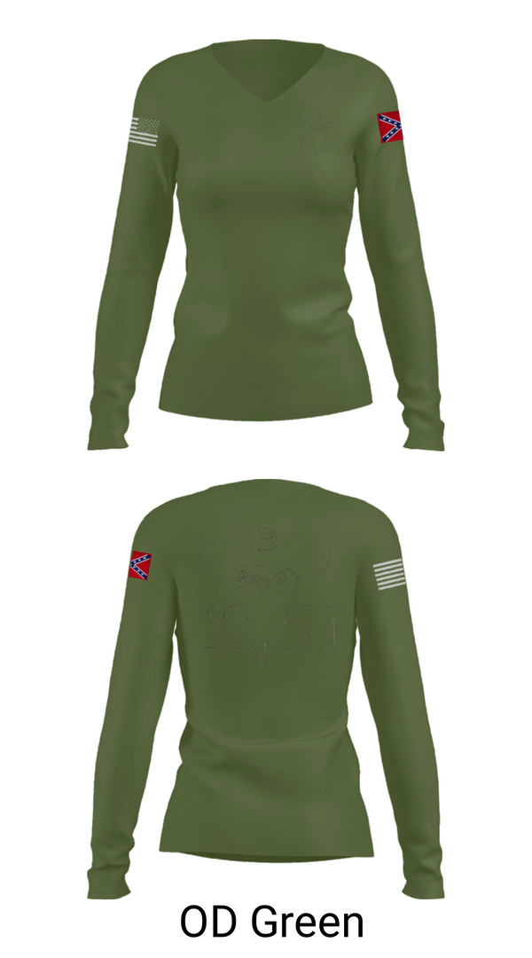 Women's Long Sleeve Vneck Shirt, GOD'S GANGSTER'SBarnetts, Marines, Teamtime, Team time, sublimation, custom sports apparel, team uniforms, spirit wear, spiritwear, sports uniforms, custom shirts, team store, custom team store, fundraiser sports, apparel fundraiser