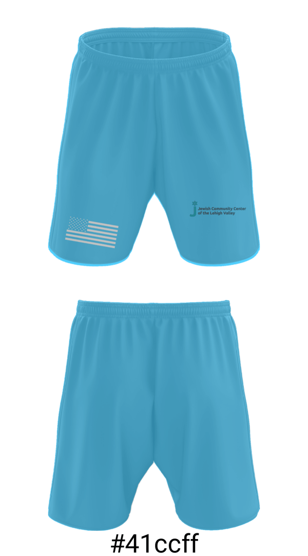 Athletic Shorts With Pockets, Jewish Community Center of the Lehigh Valley, Spirit Store, Teamtime, Team time, sublimation, custom sports apparel, team uniforms, spirit wear, spiritwear, sports uniforms, custom shirts, team store, custom team store, fundraiser sports, apparel fundraiser