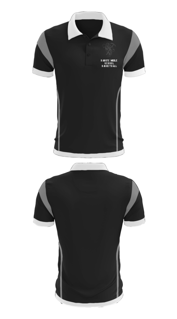 Short Sleeve Performance Polo, Bauxite Middle School Basketball, Men's Basketball, Teamtime, Team time, sublimation, custom sports apparel, team uniforms, spirit wear, spiritwear, sports uniforms, custom shirts, team store, custom team store, fundraiser sports, apparel fundraiser