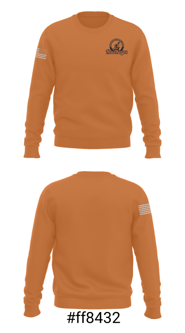 Crew Neck Sweatshirt, Cooperstown Senior High School Wrestling, Wrestling, Teamtime, Team time, sublimation, custom sports apparel, team uniforms, spirit wear, spiritwear, sports uniforms, custom shirts, team store, custom team store, fundraiser sports, apparel fundraiser