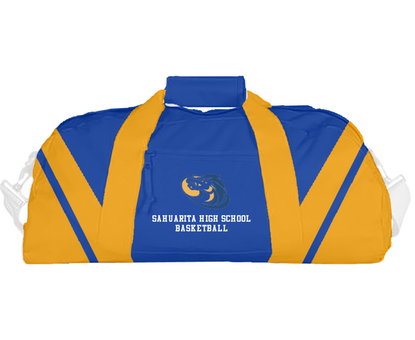 Duffle Bag, Sahuarita High School Basketball, Men's Basketball, Teamtime, Team time, sublimation, custom sports apparel, team uniforms, spirit wear, spiritwear, sports uniforms, custom shirts, team store, custom team store, fundraiser sports, apparel fundraiser