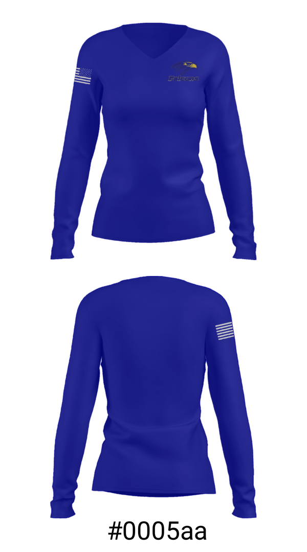 Women's Long Sleeve Vneck Shirt, Bow High School Wrestling, Wrestling, Teamtime, Team time, sublimation, custom sports apparel, team uniforms, spirit wear, spiritwear, sports uniforms, custom shirts, team store, custom team store, fundraiser sports, apparel fundraiser