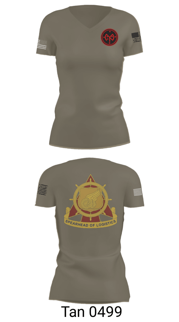 Women's Short Sleeve Vneck Shirt, E co 427th, National Guard, Teamtime, Team time, sublimation, custom sports apparel, team uniforms, spirit wear, spiritwear, sports uniforms, custom shirts, team store, custom team store, fundraiser sports, apparel fundraiser