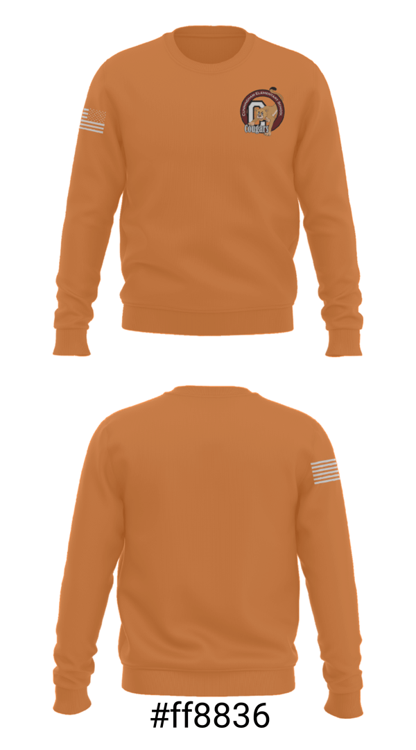Crew Neck Sweatshirt, Cunningham School, Men's Basketball, Teamtime, Team time, sublimation, custom sports apparel, team uniforms, spirit wear, spiritwear, sports uniforms, custom shirts, team store, custom team store, fundraiser sports, apparel fundraiser