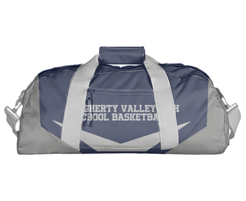 Duffle Bag, Dougherty Valley High School Basketball, Women's Basketball, Teamtime, Team time, sublimation, custom sports apparel, team uniforms, spirit wear, spiritwear, sports uniforms, custom shirts, team store, custom team store, fundraiser sports, apparel fundraiser