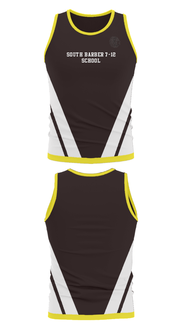 Tank Top, South Barber 7-12 School, Spirit Store, Teamtime, Team time, sublimation, custom sports apparel, team uniforms, spirit wear, spiritwear, sports uniforms, custom shirts, team store, custom team store, fundraiser sports, apparel fundraiser