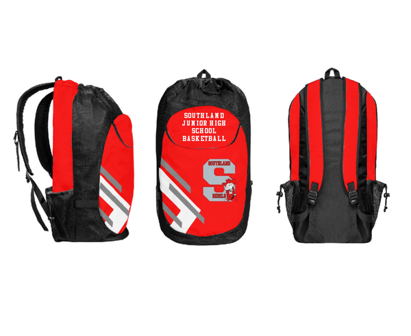 Gear Bag, Southland Junior High School Basketball, Men's Basketball, Teamtime, Team time, sublimation, custom sports apparel, team uniforms, spirit wear, spiritwear, sports uniforms, custom shirts, team store, custom team store, fundraiser sports, apparel fundraiser