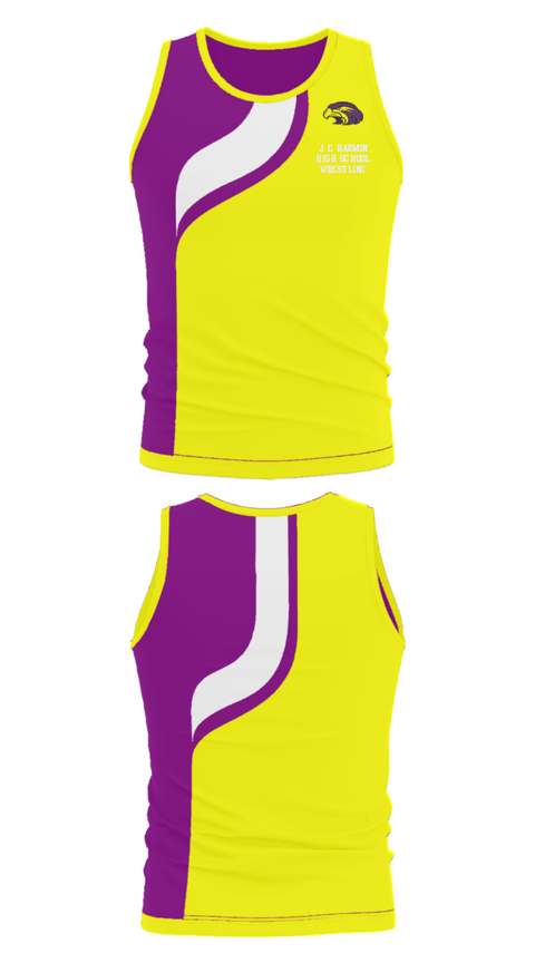 Tank Top, J C Harmon High School Wrestling, Wrestling, Teamtime, Team time, sublimation, custom sports apparel, team uniforms, spirit wear, spiritwear, sports uniforms, custom shirts, team store, custom team store, fundraiser sports, apparel fundraiser