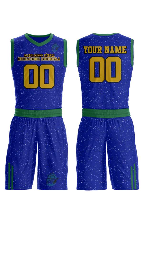 Womens Reversible Basketball Jersey, Clear-Creek Amana Middle School Basketball, Men's Basketball, Teamtime, Team time, sublimation, custom sports apparel, team uniforms, spirit wear, spiritwear, sports uniforms, custom shirts, team store, custom team store, fundraiser sports, apparel fundraiser