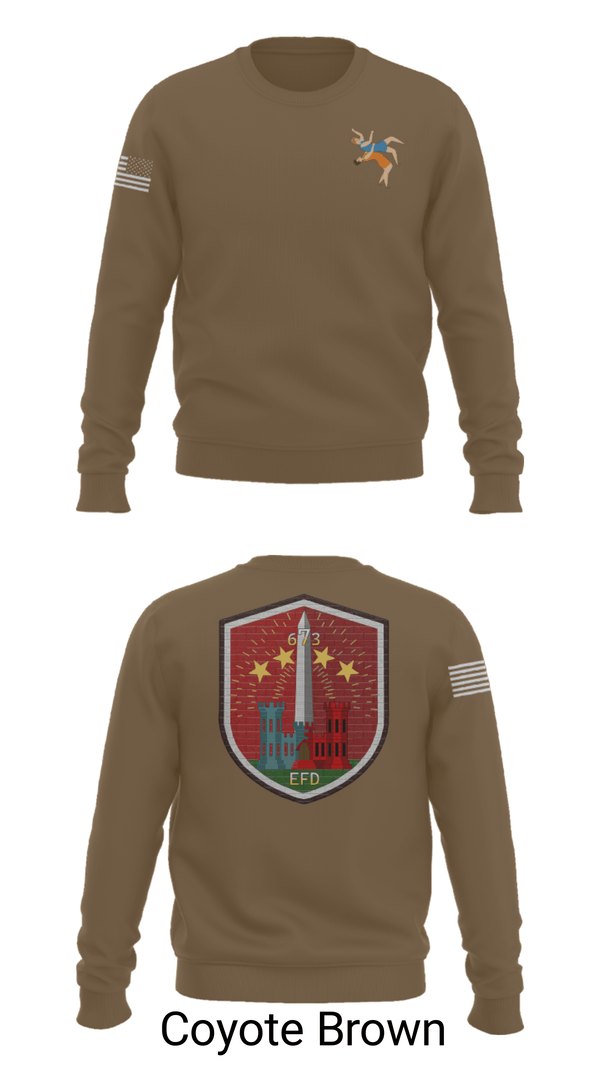 Crew Neck Sweatshirt, 673 EFD Vs. 134 FEST, Army, Teamtime, Team time, sublimation, custom sports apparel, team uniforms, spirit wear, spiritwear, sports uniforms, custom shirts, team store, custom team store, fundraiser sports, apparel fundraiser