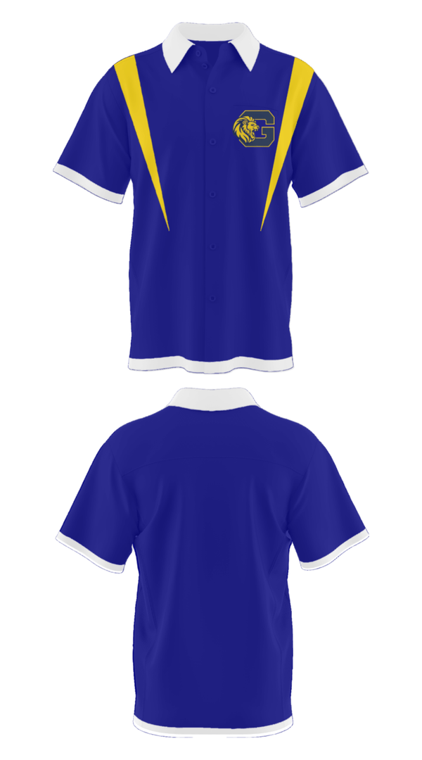Short Sleeve Bowling Jersey, Gloucester City Senior High School Bowling, Bowling, Teamtime, Team time, sublimation, custom sports apparel, team uniforms, spirit wear, spiritwear, sports uniforms, custom shirts, team store, custom team store, fundraiser sports, apparel fundraiser
