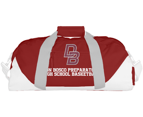 Duffle Bag, Don Bosco Preparatory High School Basketball, Men's Basketball, Teamtime, Team time, sublimation, custom sports apparel, team uniforms, spirit wear, spiritwear, sports uniforms, custom shirts, team store, custom team store, fundraiser sports, apparel fundraiser