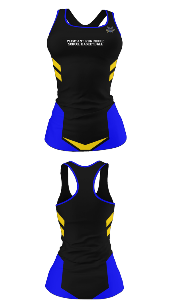 Tank Top, Pleasant Run Middle School Basketball, Men's Basketball, Teamtime, Team time, sublimation, custom sports apparel, team uniforms, spirit wear, spiritwear, sports uniforms, custom shirts, team store, custom team store, fundraiser sports, apparel fundraiser