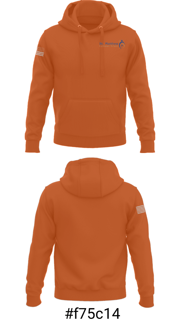 Hoodie, St Matthews Lutheran School, Spirit Store, Teamtime, Team time, sublimation, custom sports apparel, team uniforms, spirit wear, spiritwear, sports uniforms, custom shirts, team store, custom team store, fundraiser sports, apparel fundraiser