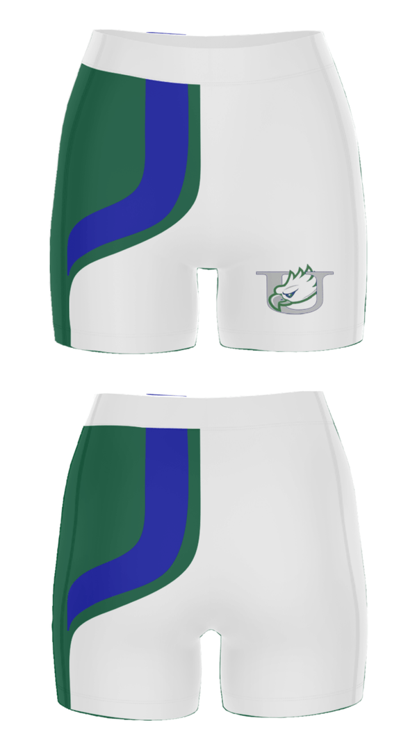 Women's Compression Shorts, Uwharrie Charter Academy, Spirit Store, Teamtime, Team time, sublimation, custom sports apparel, team uniforms, spirit wear, spiritwear, sports uniforms, custom shirts, team store, custom team store, fundraiser sports, apparel fundraiser