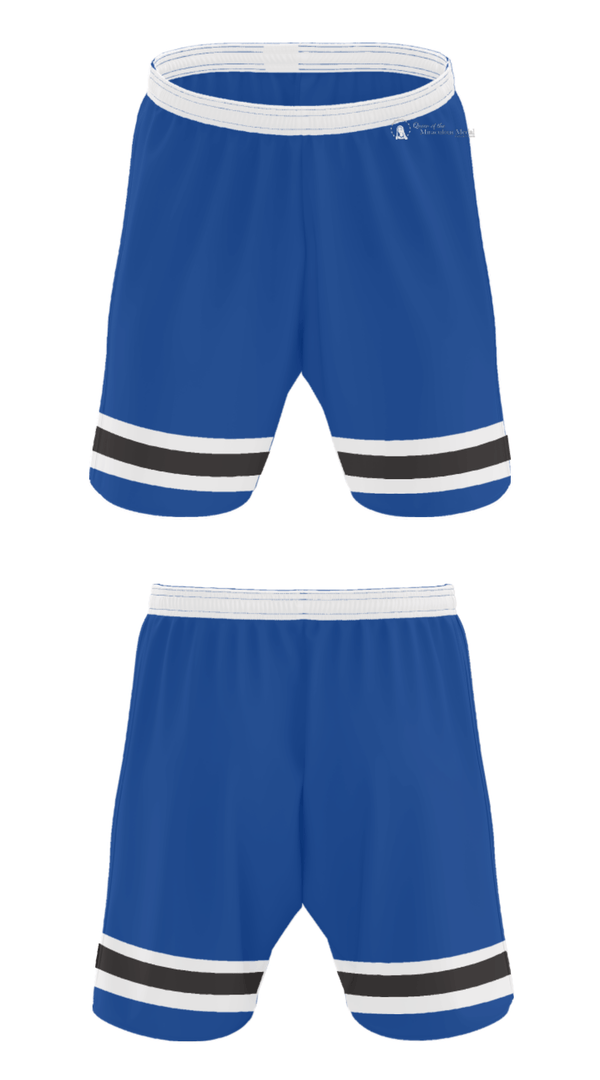 Athletic Shorts With Pockets, Queen Of The Miraculous Medal School, Spirit Store, Teamtime, Team time, sublimation, custom sports apparel, team uniforms, spirit wear, spiritwear, sports uniforms, custom shirts, team store, custom team store, fundraiser sports, apparel fundraiser