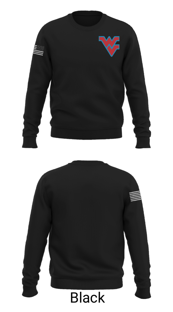 Crew Neck Sweatshirt, West Valley High School Wrestling, Wrestling, Teamtime, Team time, sublimation, custom sports apparel, team uniforms, spirit wear, spiritwear, sports uniforms, custom shirts, team store, custom team store, fundraiser sports, apparel fundraiser
