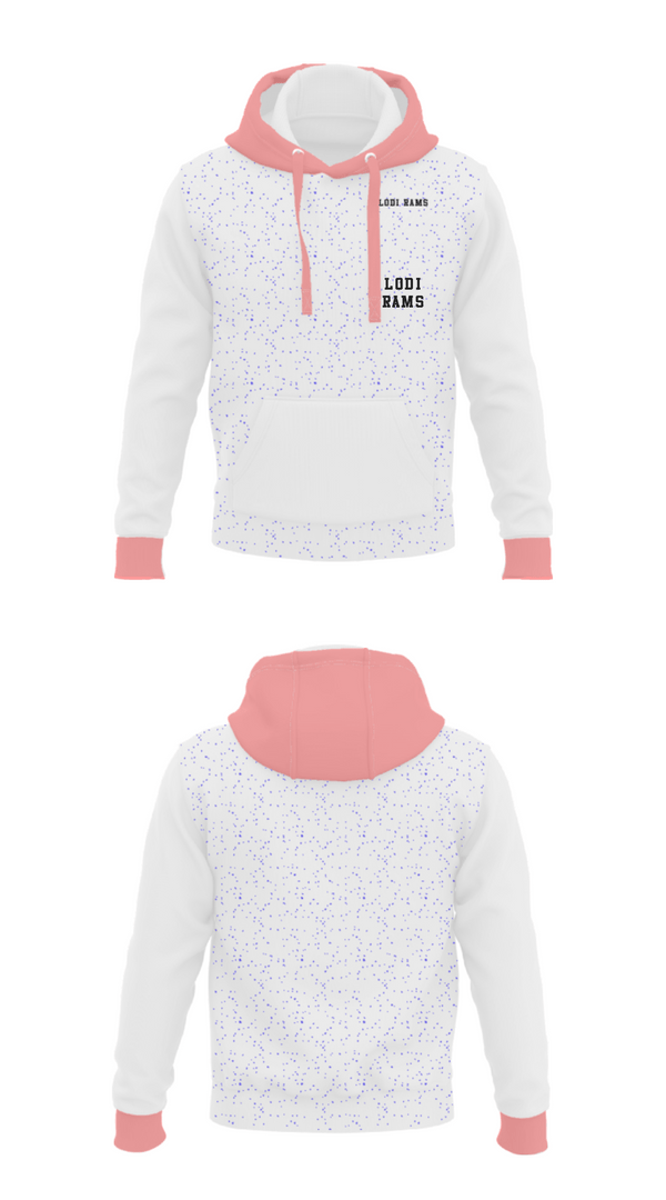 Hoodie, Lodi Rams, Men's Basketball, Teamtime, Team time, sublimation, custom sports apparel, team uniforms, spirit wear, spiritwear, sports uniforms, custom shirts, team store, custom team store, fundraiser sports, apparel fundraiser