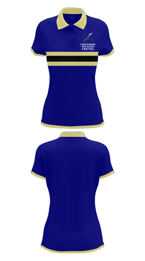 Short Sleeve Performance Polo, Eastern Wayne High School Basketball, Women's Basketball, Teamtime, Team time, sublimation, custom sports apparel, team uniforms, spirit wear, spiritwear, sports uniforms, custom shirts, team store, custom team store, fundraiser sports, apparel fundraiser