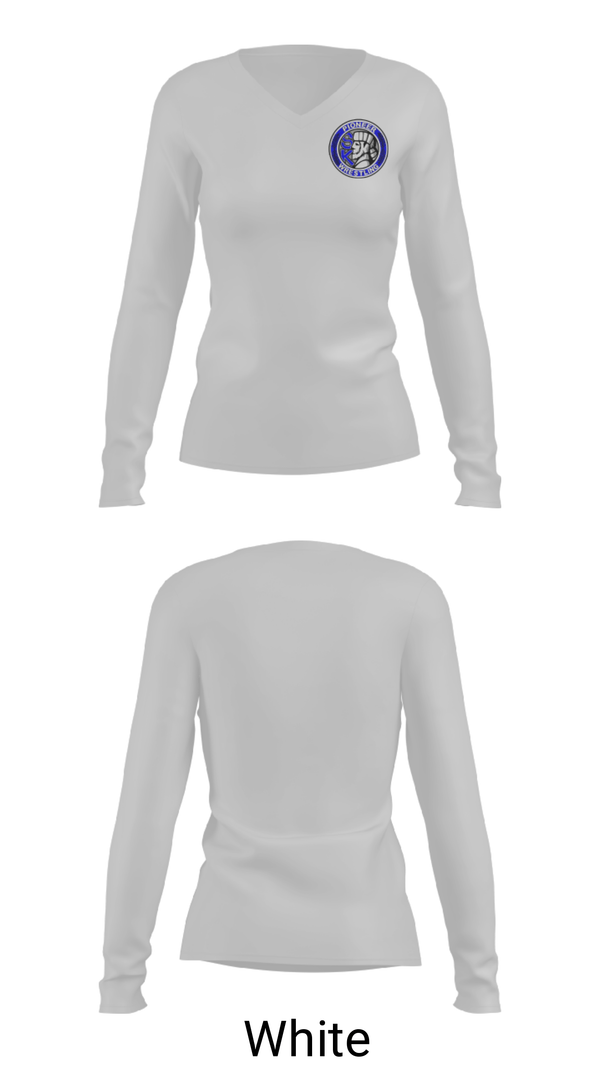 Women's Long Sleeve Vneck Shirt, Simon Kenton High School Wrestling, Wrestling, Teamtime, Team time, sublimation, custom sports apparel, team uniforms, spirit wear, spiritwear, sports uniforms, custom shirts, team store, custom team store, fundraiser sports, apparel fundraiser