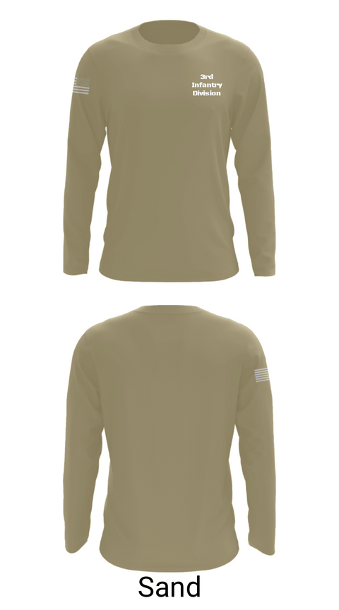 Long Sleeve Performance Shirt, 3rd Infantry Division, , Teamtime, Team time, sublimation, custom sports apparel, team uniforms, spirit wear, spiritwear, sports uniforms, custom shirts, team store, custom team store, fundraiser sports, apparel fundraiser