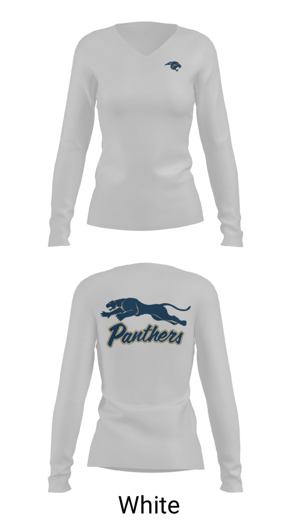 Women's Long Sleeve Vneck Shirt, John Paul Ii Catholic High School, Spirit Store, Teamtime, Team time, sublimation, custom sports apparel, team uniforms, spirit wear, spiritwear, sports uniforms, custom shirts, team store, custom team store, fundraiser sports, apparel fundraiser