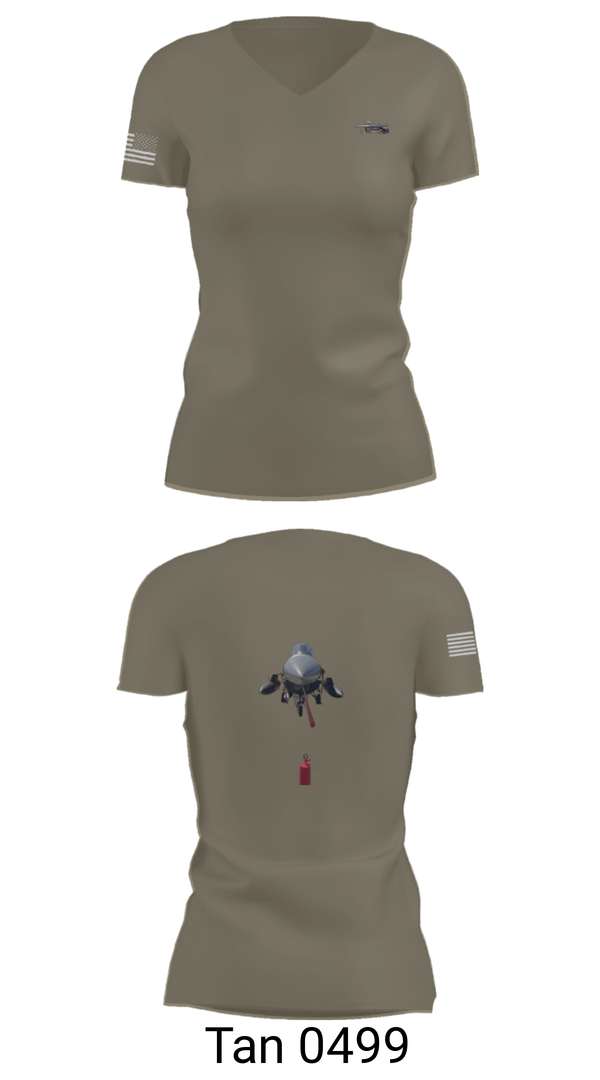 Women's Short Sleeve Vneck Shirt, 114th fighter wing, National Guard, Teamtime, Team time, sublimation, custom sports apparel, team uniforms, spirit wear, spiritwear, sports uniforms, custom shirts, team store, custom team store, fundraiser sports, apparel fundraiser