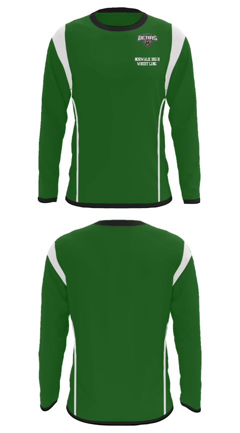 Long Sleeve Performance Shirt, Norwalk High Wrestling, Wrestling, Teamtime, Team time, sublimation, custom sports apparel, team uniforms, spirit wear, spiritwear, sports uniforms, custom shirts, team store, custom team store, fundraiser sports, apparel fundraiser