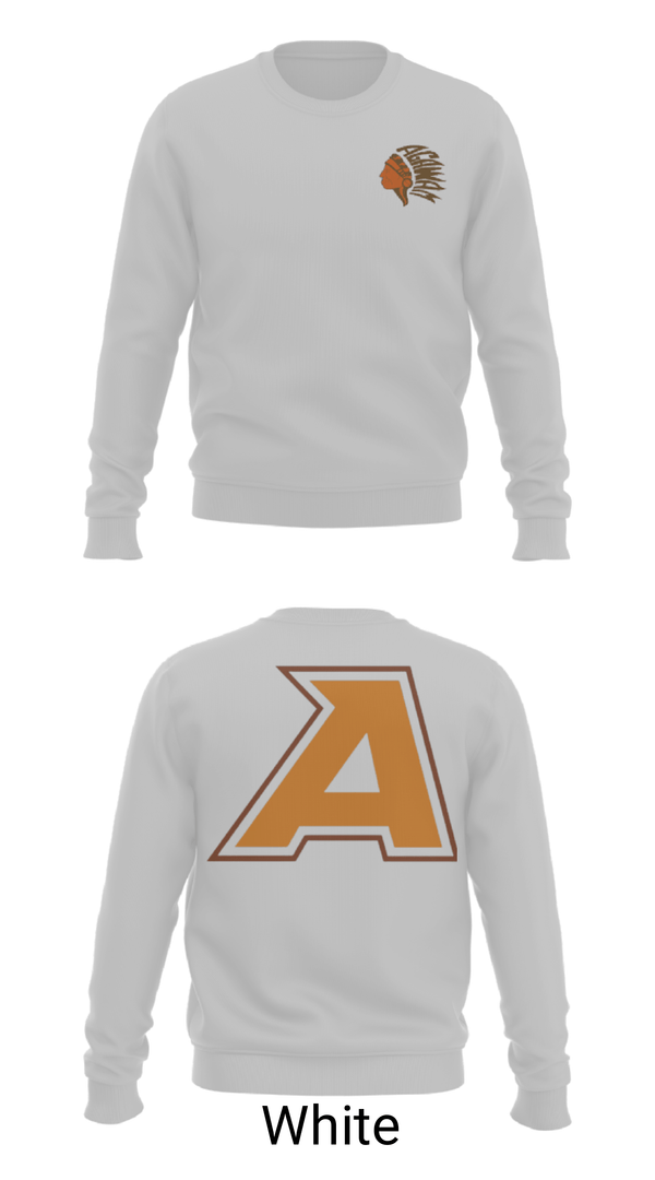 Crew Neck Sweatshirt, Agawam Junior High School, Spirit Store, Teamtime, Team time, sublimation, custom sports apparel, team uniforms, spirit wear, spiritwear, sports uniforms, custom shirts, team store, custom team store, fundraiser sports, apparel fundraiser