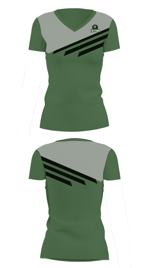 Women's Short Sleeve Vneck Shirt, River Valley High School Swimming, Swimming, Teamtime, Team time, sublimation, custom sports apparel, team uniforms, spirit wear, spiritwear, sports uniforms, custom shirts, team store, custom team store, fundraiser sports, apparel fundraiser
