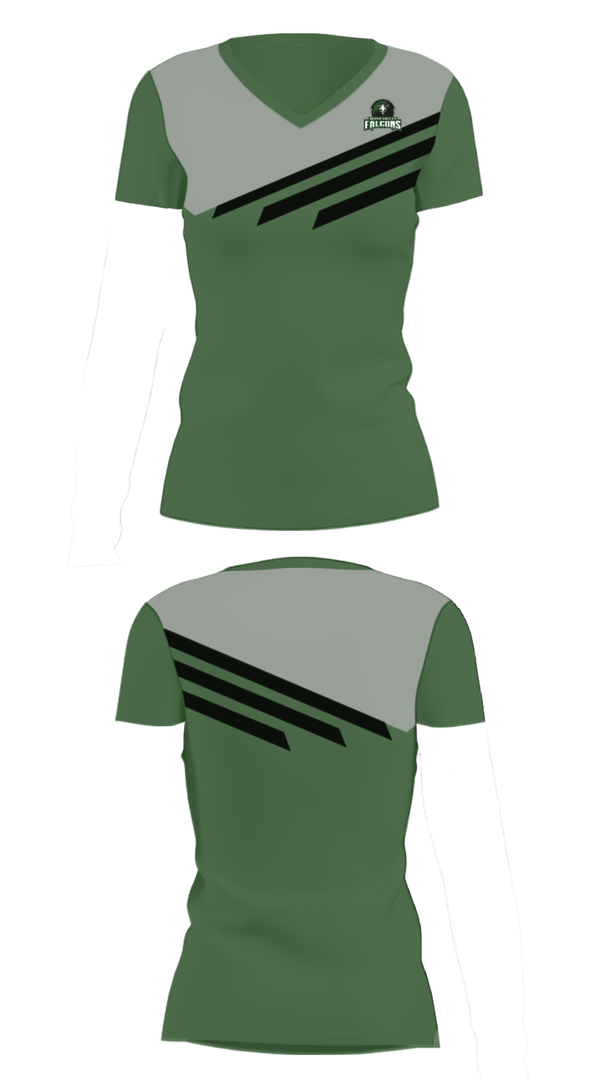 Women's Short Sleeve Vneck Shirt, River Valley High School Swimming, Swimming, Teamtime, Team time, sublimation, custom sports apparel, team uniforms, spirit wear, spiritwear, sports uniforms, custom shirts, team store, custom team store, fundraiser sports, apparel fundraiser