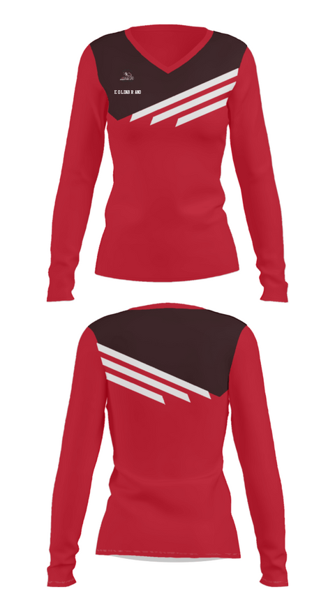 Women's Long Sleeve Vneck Shirt, EOLdaBRANDEOLdaBRAND, , Teamtime, Team time, sublimation, custom sports apparel, team uniforms, spirit wear, spiritwear, sports uniforms, custom shirts, team store, custom team store, fundraiser sports, apparel fundraiser