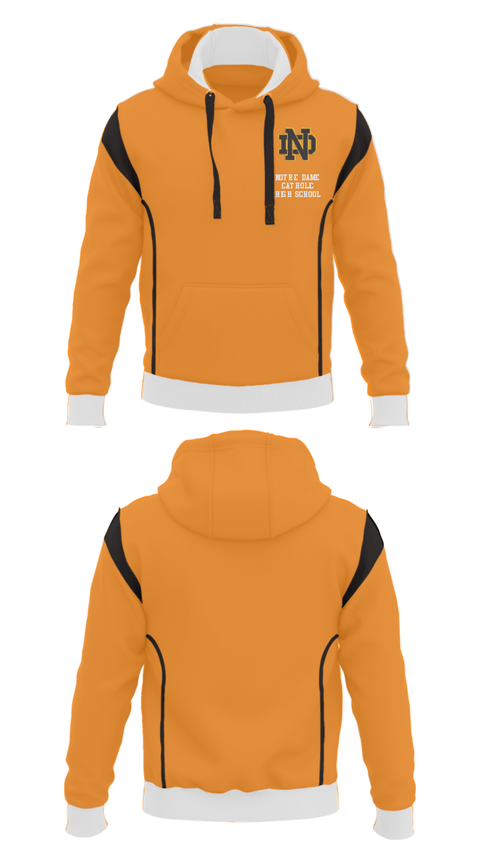 Hoodie, Notre Dame Catholic High School, Spirit Store, Teamtime, Team time, sublimation, custom sports apparel, team uniforms, spirit wear, spiritwear, sports uniforms, custom shirts, team store, custom team store, fundraiser sports, apparel fundraiser