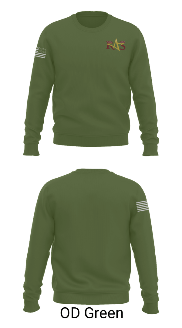 Crew Neck Sweatshirt, Regional Alop School, Spirit Store, Teamtime, Team time, sublimation, custom sports apparel, team uniforms, spirit wear, spiritwear, sports uniforms, custom shirts, team store, custom team store, fundraiser sports, apparel fundraiser