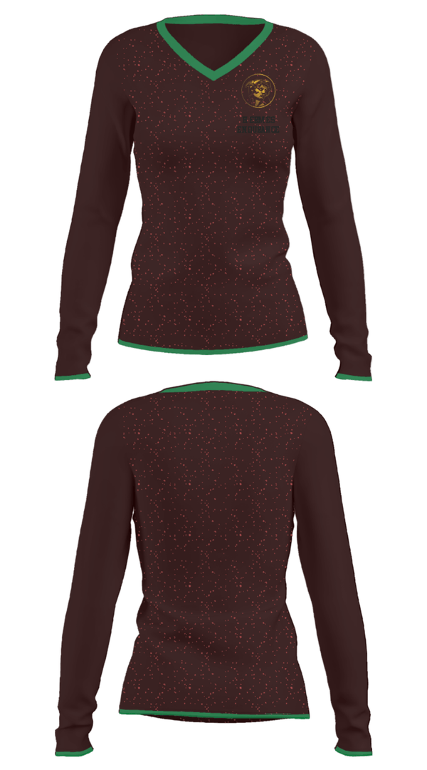 Women's Long Sleeve Vneck Shirt, Hermes Endurance, Cross Country, Teamtime, Team time, sublimation, custom sports apparel, team uniforms, spirit wear, spiritwear, sports uniforms, custom shirts, team store, custom team store, fundraiser sports, apparel fundraiser