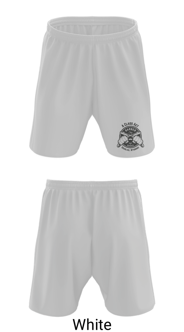 Athletic Shorts With Pockets, A class act barbershop, , Teamtime, Team time, sublimation, custom sports apparel, team uniforms, spirit wear, spiritwear, sports uniforms, custom shirts, team store, custom team store, fundraiser sports, apparel fundraiser