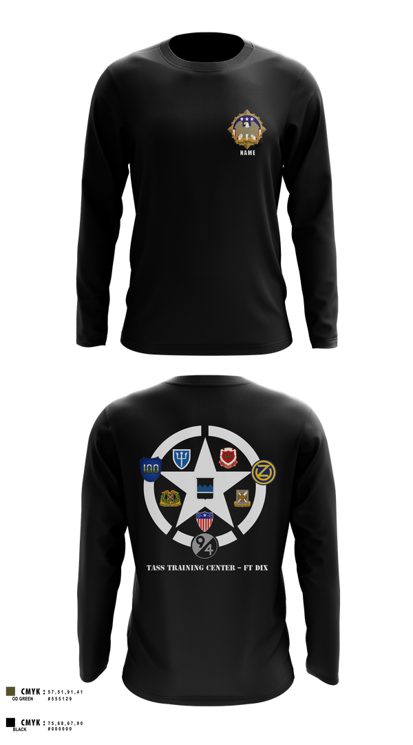 Long Sleeve Performance Shirt, 80th TC, TTC-Dix, Army, Teamtime, Team time, sublimation, custom sports apparel, team uniforms, spirit wear, spiritwear, sports uniforms, custom shirts, team store, custom team store, fundraiser sports, apparel fundraiser