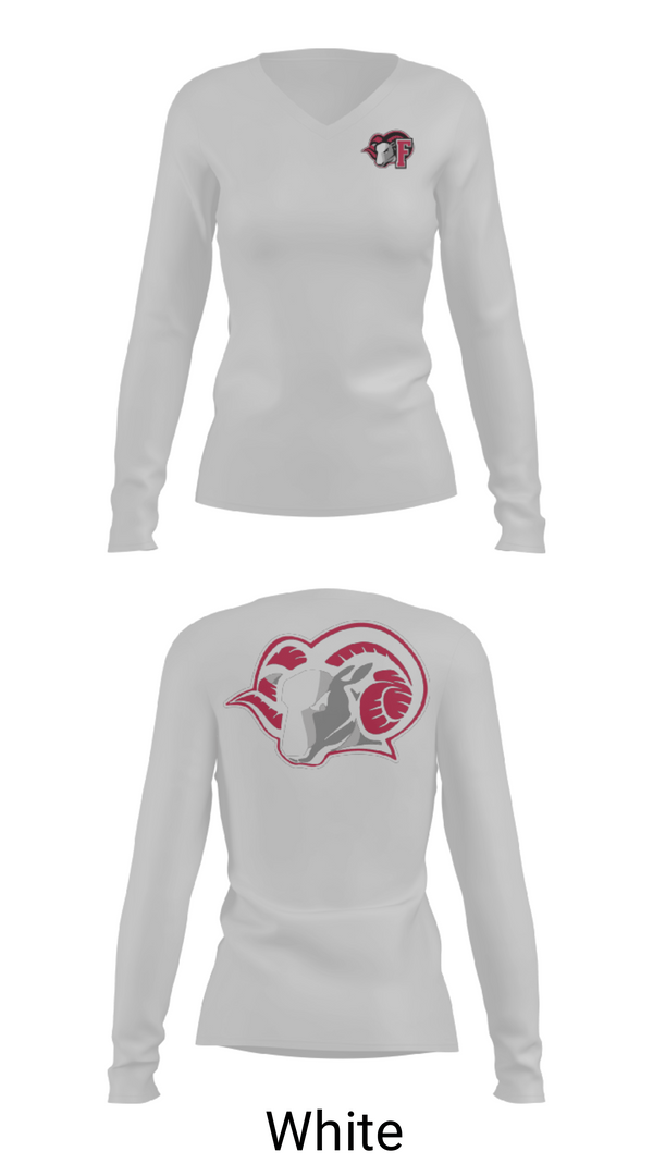 Women's Long Sleeve Vneck Shirt, Franklinton High School Swimming, Swimming, Teamtime, Team time, sublimation, custom sports apparel, team uniforms, spirit wear, spiritwear, sports uniforms, custom shirts, team store, custom team store, fundraiser sports, apparel fundraiser