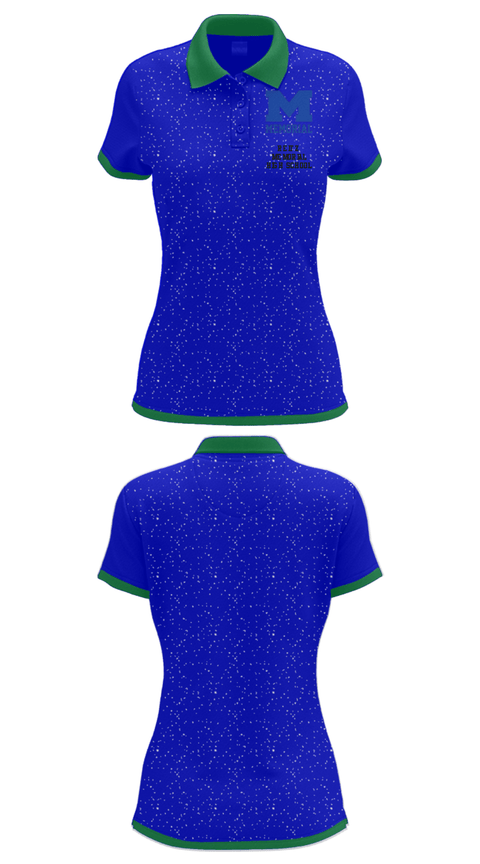 Women's Short Sleeve Performance Polo, Reitz Memorial High School, Spirit Store, Teamtime, Team time, sublimation, custom sports apparel, team uniforms, spirit wear, spiritwear, sports uniforms, custom shirts, team store, custom team store, fundraiser sports, apparel fundraiser