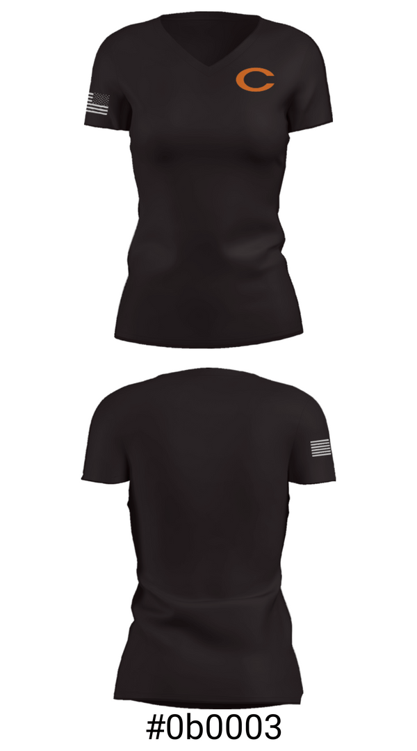 Women's Short Sleeve Vneck Shirt, Celina High School, Wrestling, Teamtime, Team time, sublimation, custom sports apparel, team uniforms, spirit wear, spiritwear, sports uniforms, custom shirts, team store, custom team store, fundraiser sports, apparel fundraiser
